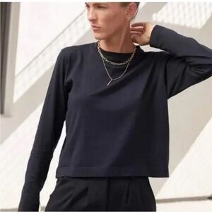 AYR Black Long Sleeve Tee